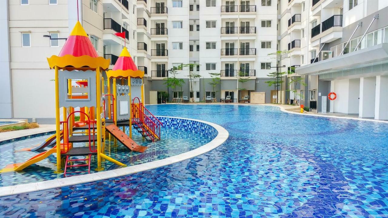Elegant&Modern 2BR Apartment at Signature Park Grande By Travelio Jakarta Eksteriør billede